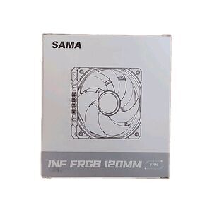 SAMA Fixed RGB PC Case Fan 120mm Fan 12V 5V 3Pin High Performance High...